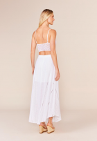 Top renda My Place barbatanas branco