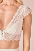 Top My place renda multi tiras off white 