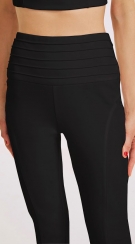 Calca Morena Rosa montaria cos alto preto