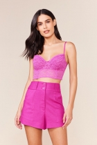 Short My Place cos largo 2 botões