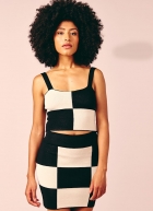 Mini Saia My Place bicolor tricot 