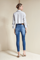 Calça ALLS jeans skinny lav clara denim