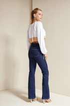Cal&ccedil;a ALLS jeans boot cut amaciada 