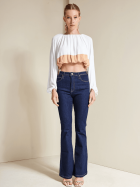 Cal&ccedil;a ALLS jeans boot cut amaciada 