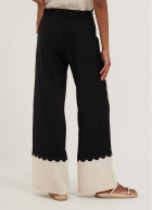 Calça Cantão linho color blocking p/b