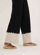 Calça Cantão linho color blocking p/b