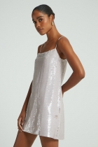 Vestido My Place paetê 