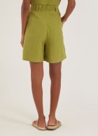 Bermuda Cantão linho alfaiataria 