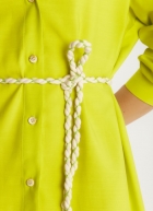 Chemisier cant&atilde;o viscose cupro 