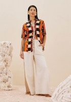 Cal&ccedil;a CaCay pantalona despojada 