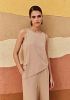 Blusa CaCay regata assimetrica
