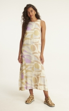 VESTIDO SEM MANGA ESTAMPA AURA 