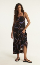 Vestido Cantão midi alca est pulse