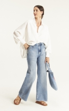 Calça Jeans Cantao A WIDE LEG Premium BAg Destroyed