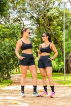 F486-SHORT FITNESS SOBREPOSTO COM BOLSO