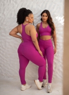 F280-LEGGING FITNESS EM SUPLEX, COM RECORTES